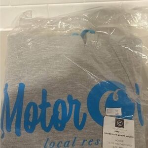 Motor City Script Hoodie Local Reserve - Heather Gray